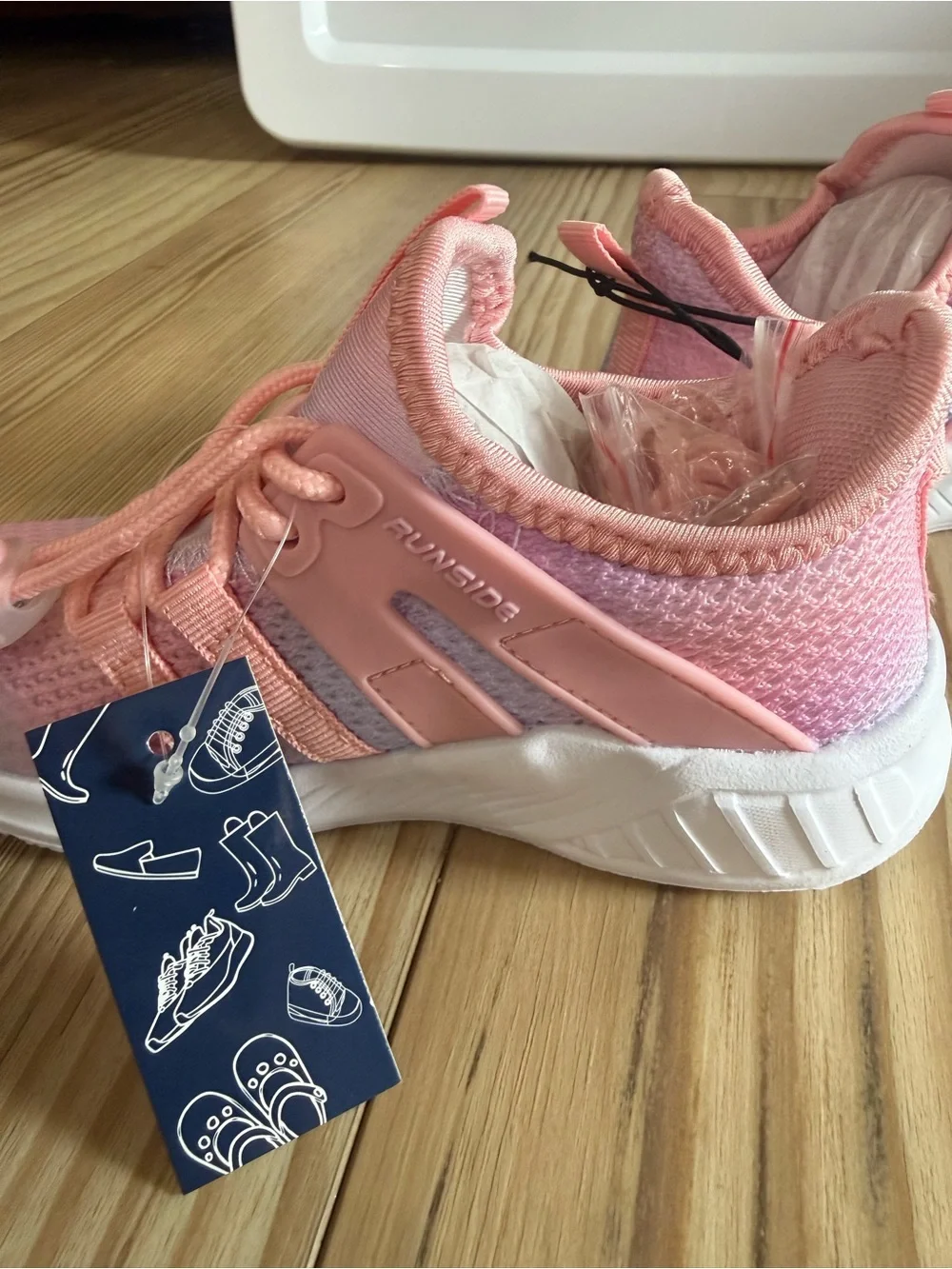 Children's‎ Pink Gradient Slip-On Athletic Sneakers